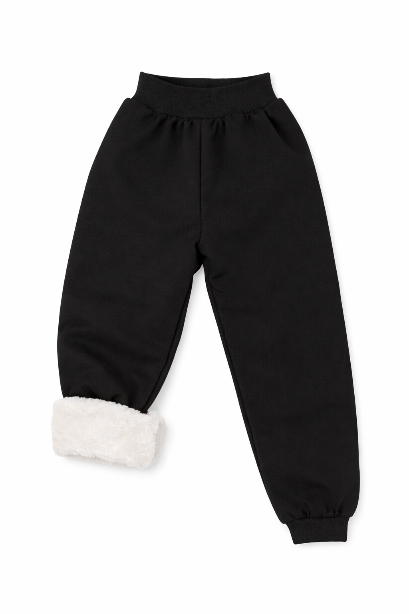Softshellové kalhoty s beránkem ,,Black,,