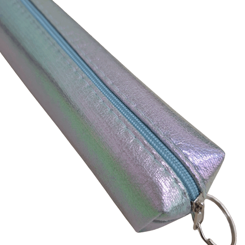 Metalický penál / kosmetická taštička "modrá"