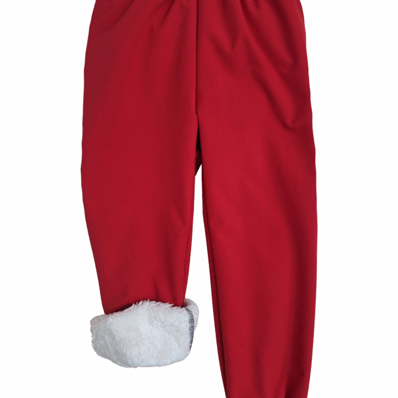 Softshellové kalhoty s beránkem ,,Červená,,