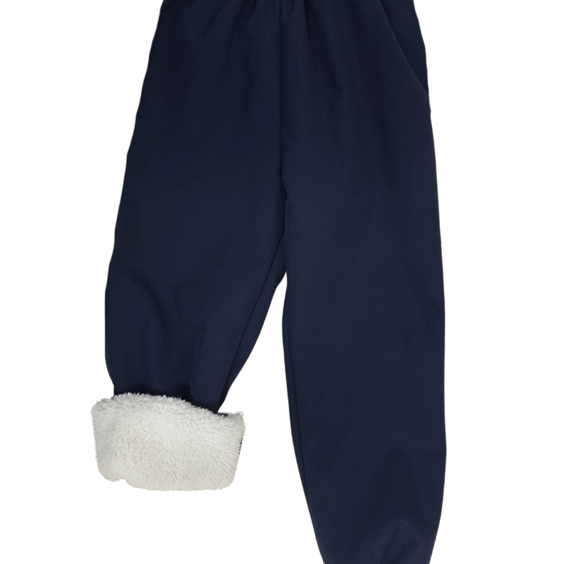 Softshellové kalhoty s beránkem ,,Tmavě modrá,,