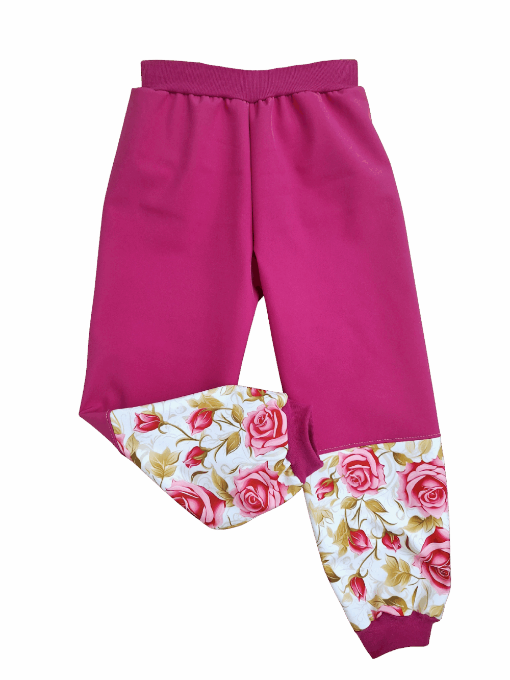 Softshellové kalhoty s fleesem "Růže/růžová"
